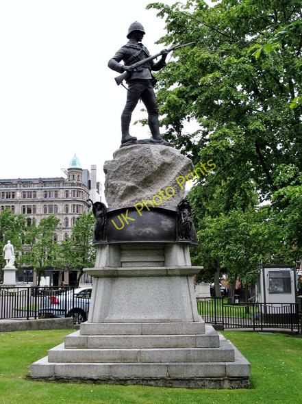Photo 6"x4" Royal Irish Rifles Boer War Memorial Belfast c2011