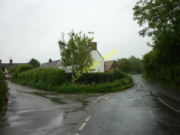 Photo 6"x4" A minor road junction in Middleton Ludlow c2011