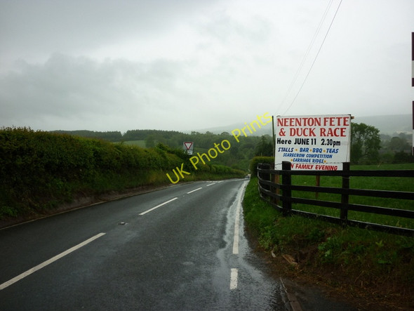 Photo 6"x4" The B4364 into Neenton Neenton c2011
