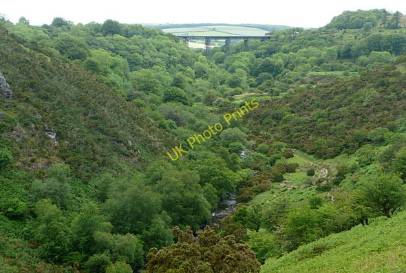 Photo 6"x4" West Okement River valley below Meldon Reservoir Meldon\/SX5592 c2011