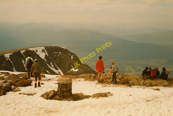 Photo 6"x4" View from the summit, Ben Nevis Ben Nevis c1982
