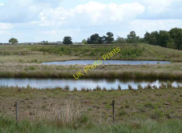 Photo 6"x4" Pools in the former Ramsley Reservoir Moorhall\/SK3074 c2011