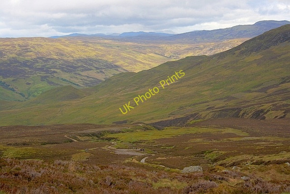 Photo 6"x4" Looking down the Ben Chonzie track Invergeldie c2011