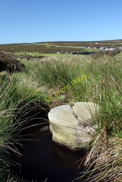 Photo 6"x4" Brook on Burbage Moor Ringinglow c2011