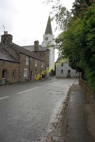 Photo 6"x4" Road Corner Dalginross c2011