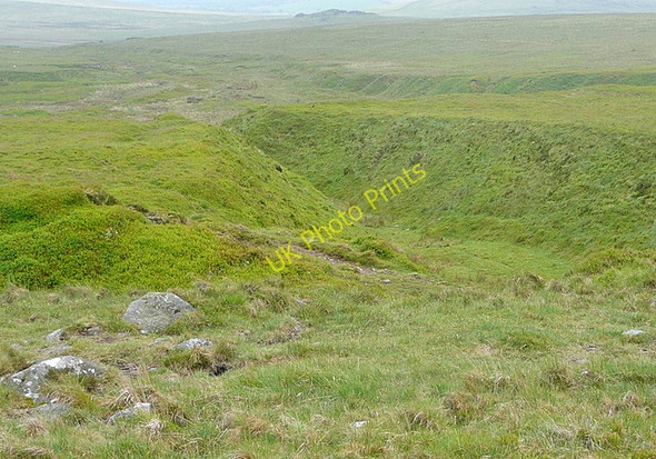 Photo 6"x4" Mining remains near Doe Tor Shortacombe\/SX5286 c2011
