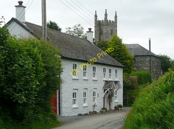 Photo 6"x4" Church Cottages near Mary Tavy church Mary Tavy c2011