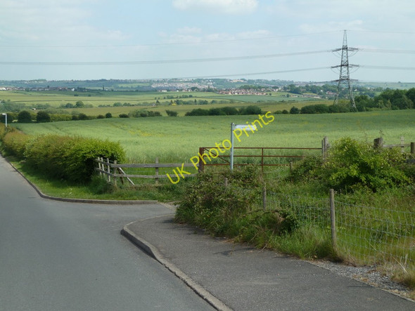 Photo 6"x4" Fields by the southern edge of Inkersall Staveley\/SK4374 c2011