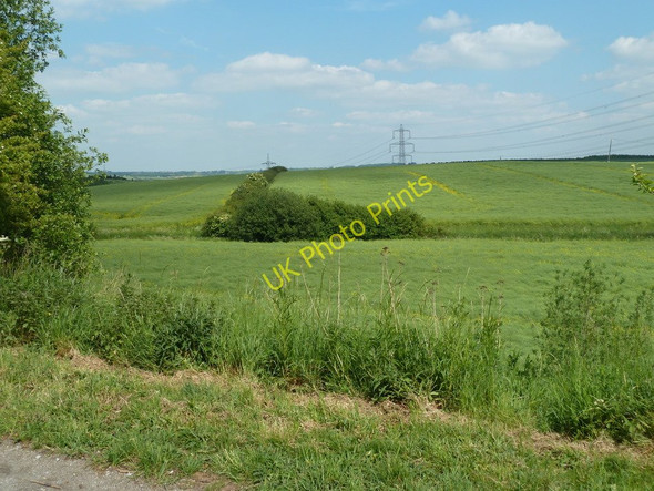 Photo 6"x4" Fields by the former railway line Staveley\/SK4374 c2011