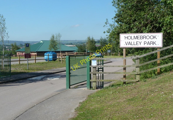 Photo 6"x4" Entrance to Holmebrook Valley Park Upper Newbold c2011