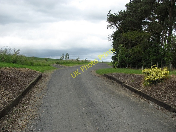Photo 6"x4" New farm access, Bowsden West Farm Bowsden c2011