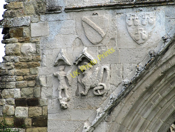 Photo 6"x4" Gatehouse detail Kirkham Priory Kirkham\/SE7365 c2011