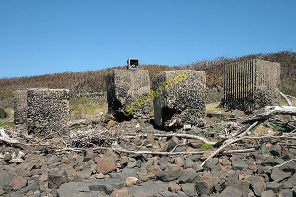 Photo 6"x4" World War Two coastal defences Craigielaw c2011
