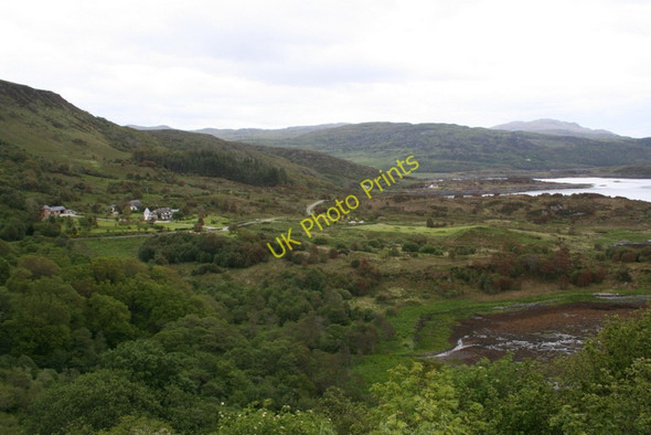 Photo 6"x4" The B8007 wends eastwards by Camas Ban Cladh Chiarain c2011