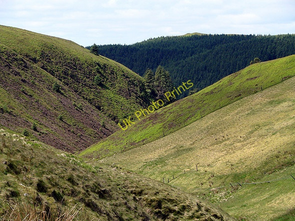 Photo 6"x4" Looking towards Banc Chwarelmelyn Pont Rhydgaled c2011