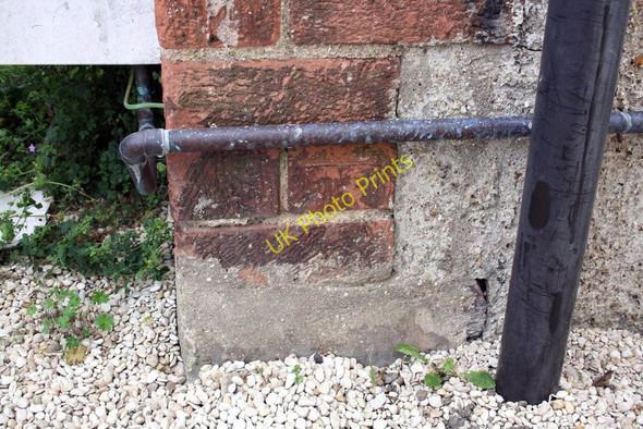 Photo 6"x4" Benchmark on side of #7 Bailey Road Blackird Leys c2011