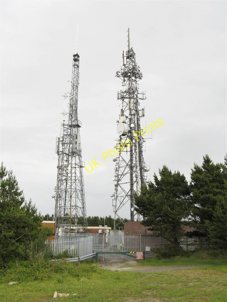 Photo 6"x4" Transmitter Masts on Kilvey Hill Hafod\/SS6694 c2011