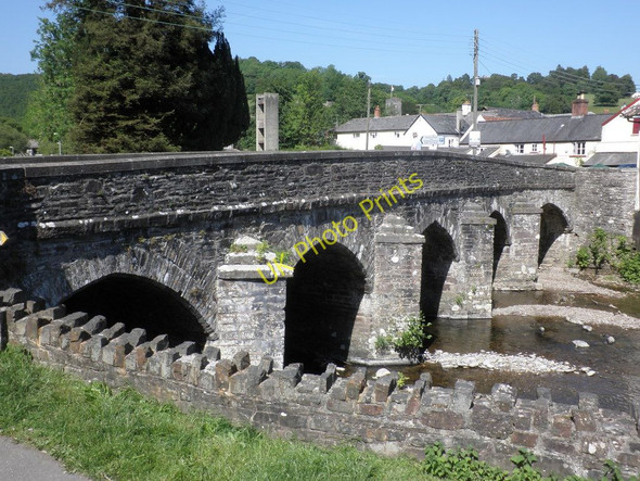 Photo 6"x4" Bridge on the River Barle, Dulverton Battleton c2011
