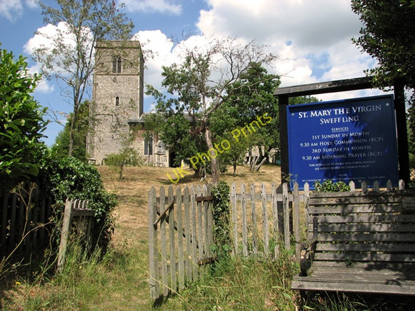 Photo 6"x4" St Mary's church, Sweffling Sweffling c2011