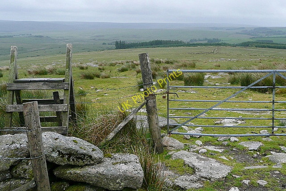 Photo 6"x4" Descent of Beardown Tors Two Bridges\/SX6075 c2011
