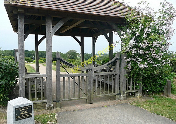 Photo 6"x4" Entrance to Tadley Cemetery Browninghill Green c2011