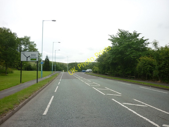 Photo 6"x4" The B6194,Abbey Hills Road Oldham c2011