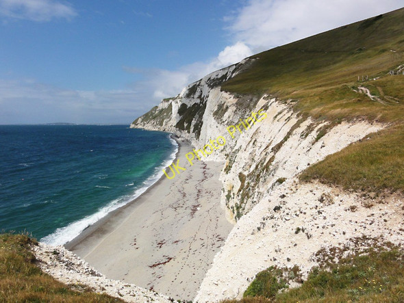 Photo 6"x4" The Cliffs West of Middle Bottom Chaldon Herring or East Chaldon c2011