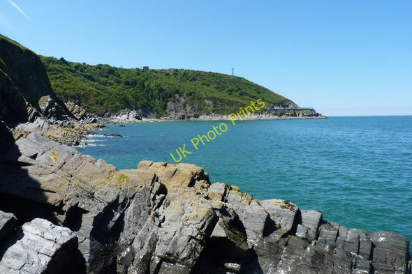 Photo 6"x4" Cribach Bay from the SE Aberporth c2011