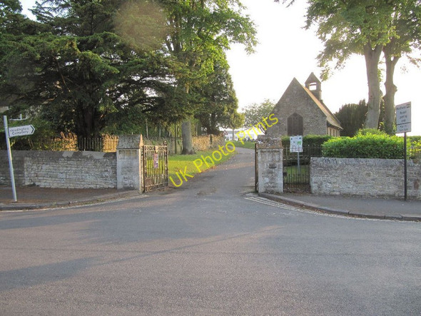 Photo 6"x4" Cemetery entrance Headington c2011