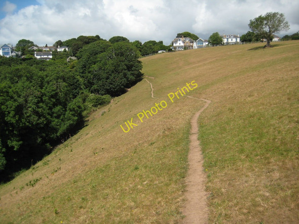 Photo 6"x4" Coast path at Strete Blackpool\/SX8547 c2011