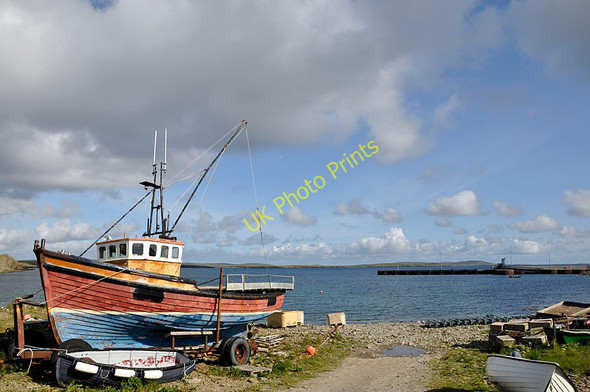 Photo 6"x4" Fishing Boat, Rapness Rapness c2011