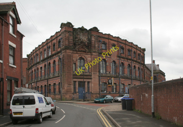 Photo 6"x4" Cross Street Mills Leek\/SJ9856 c2011