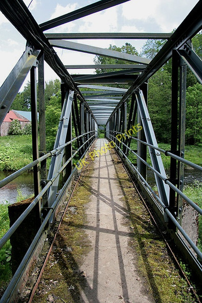 Photo 6"x4" A footbridge over the Whiteadder Water Paxton c2011