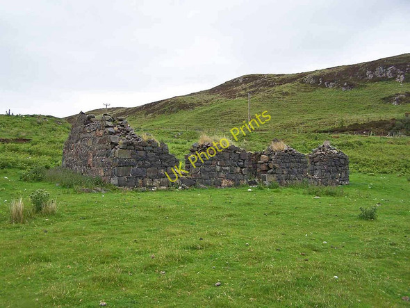 Photo 6"x4" Ruin at Crossbreck Coillore c2011