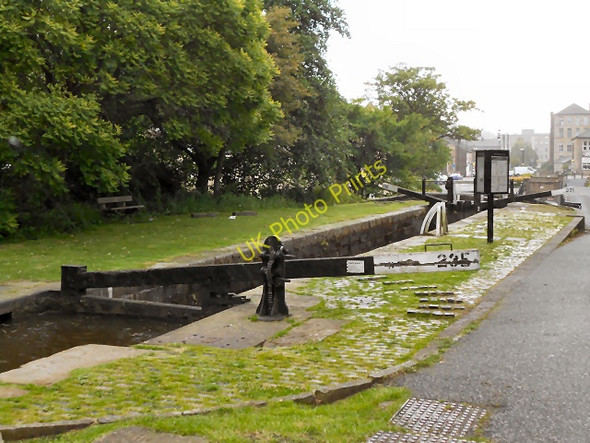Photo 6"x4" Huddersfield Narrow Canal, Lock 23E Hill Top\/SE0713 c2011