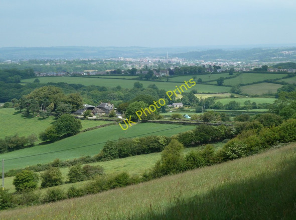 Photo 6"x4" View to Bolehill Lane and Chesterfield beyond Northedge c2011