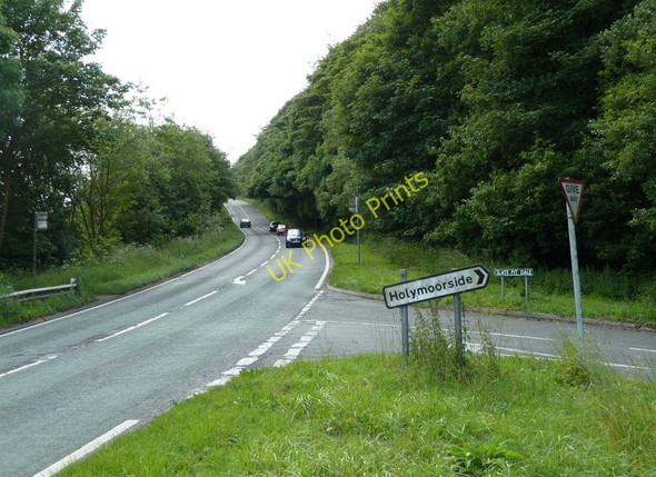 Photo 6"x4" A632 Matlock Road junction at Slatepit Dale Slatepit Dale c2011