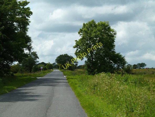 Photo 6"x4" Alicehead Road approaching lane junction with Cullumbell Lane Uppertown\/SK3264 c2011