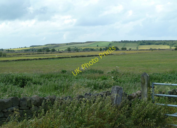 Photo 6"x4" Farming scene, upland plateau Uppertown\/SK3264 c2011