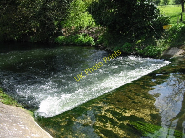 Photo 6"x4" Weir on the Great Stour Horton\/TR1155 c2008