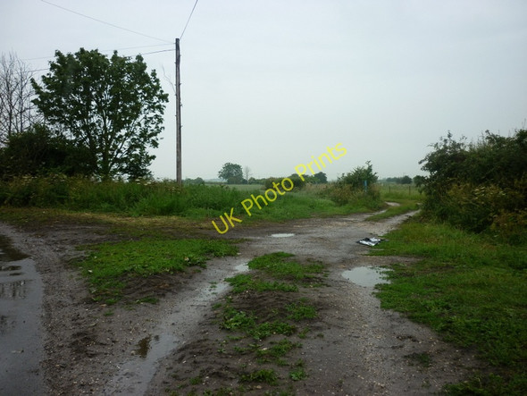 Photo 6"x4" A farm track towards Ellerker Ings Ellerker c2011