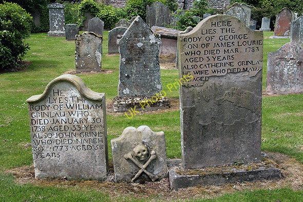 Photo 6"x4" Foulden Churchyard Foulden\/NT9255 c2011