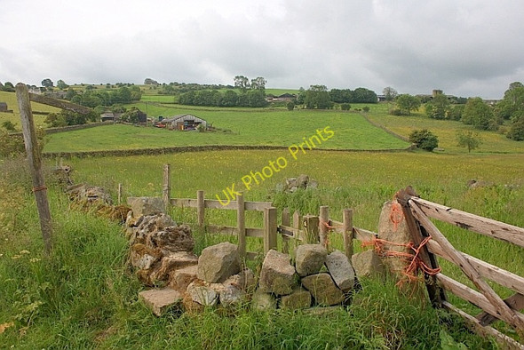 Photo 6"x4" Footpath Gate Dale End\/SK2161 c2011