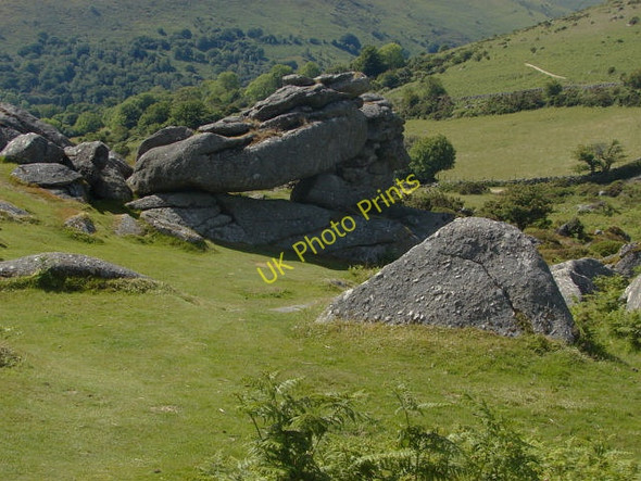 Photo 6"x4" Bonehill Rocks Higher Dunstone c2011