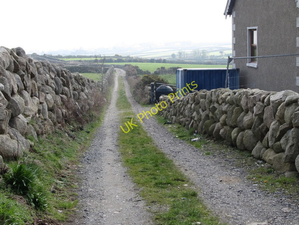 Photo 6"x4" The northern end of the Turloughs Hill Road at Longstone Annalong c2011