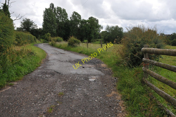 Photo 6"x4" Farm road to Great Norbury Farm Abbots Morton c2011