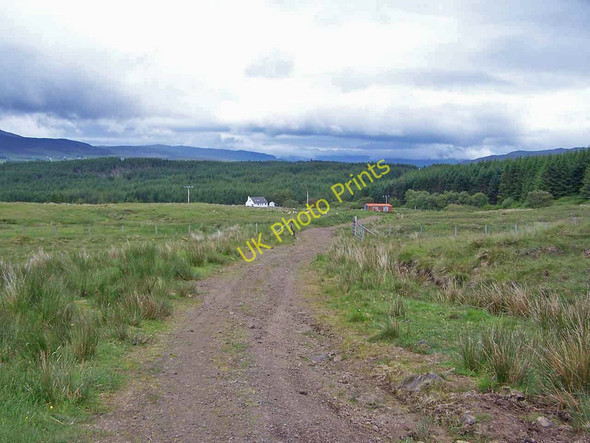 Photo 6"x4" Track to Glen Bernisdale Glen Bernisdale c2011