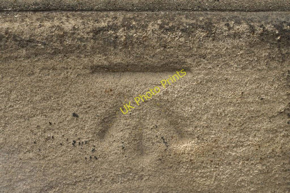 Photo 6"x4" Cut Bench Mark, #3 Otley Road Baildon c2011