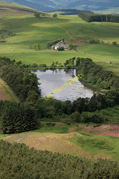 Photo 6"x4" Bowdenmoor Reservoir Faughill c2011