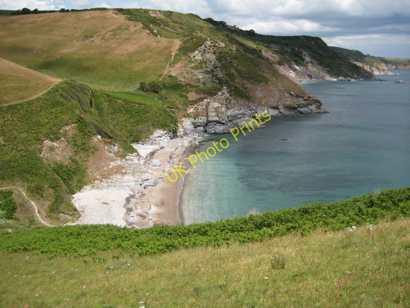 Photo 6"x4" Scabbacombe Sands Kingston\/SX9051 c2011